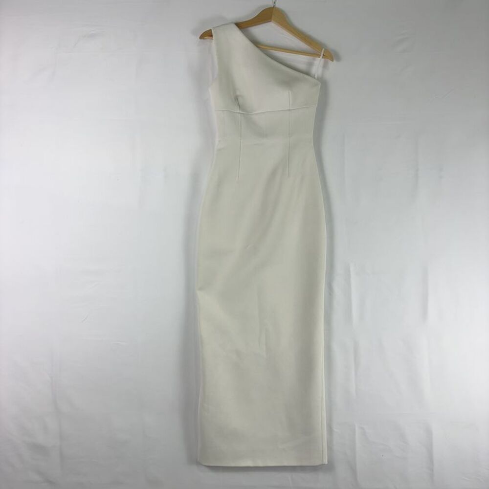 Rachel Gilbert Stretch Crepe White Gown - Wedding